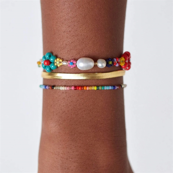 Anni Lu Snake Charmer Bracelet, Guld